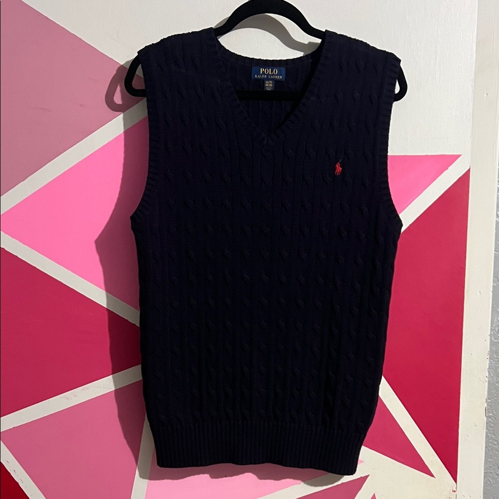 Polo Ralph Lauren Kids Navy Sweater Vest